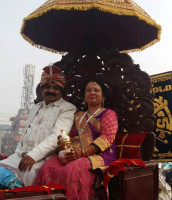 ध्वजारोहण, Gurgaon jain temple panchkalyanak