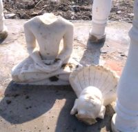 Damage-of-jain-idol-bhagwan