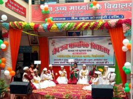 जैन उच्च माध्यमिक विद्यालय में स्वतंत्रता दिवस का भव्य आयोजन
